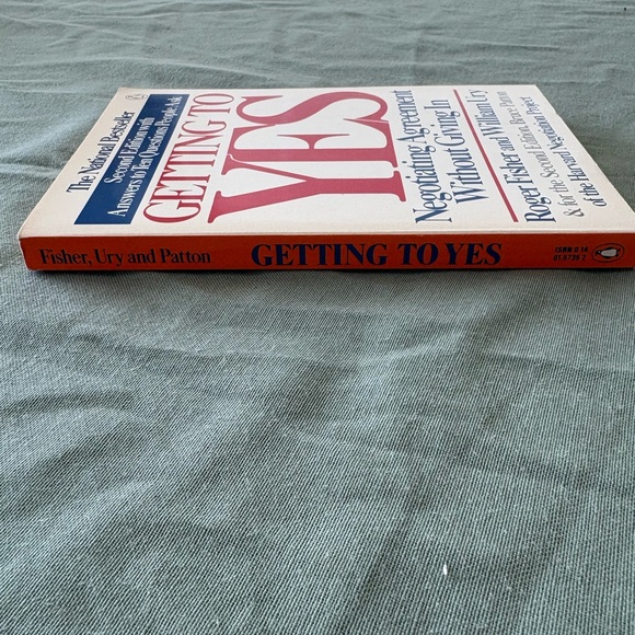 Getting to Yes Paperback Book - Picture 3 of 4